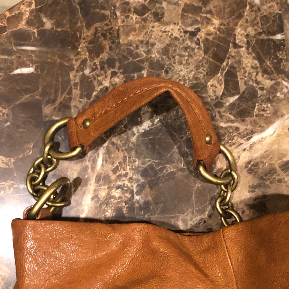 Nordstrom Genuine Leather Brown Bag - Picture 2 of 3